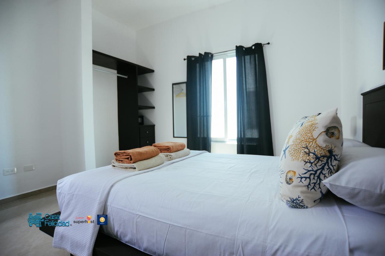 Casa Felicidad Apartment بلايا ديل كارمن الغرفة الصورة